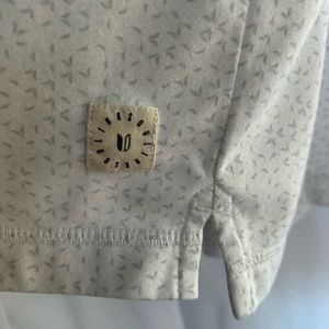 Linksoul printed Astoria polo XXL, white and grey
